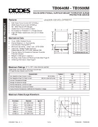 Datasheet TB0900M-13 manufacturer Diodes