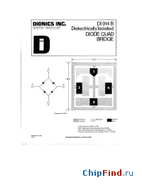 Datasheet DI914-2B manufacturer Dionics