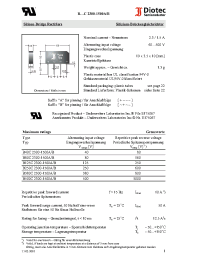 Datasheet B125C2300-1500AB manufacturer Diotec