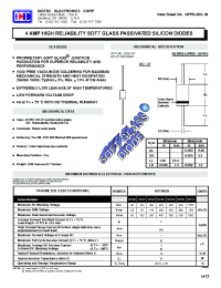 Datasheet MR504 manufacturer Diotec