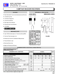 Datasheet RGP801 manufacturer Diotec