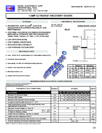 Datasheet UFR100-UFR110 manufacturer Diotec