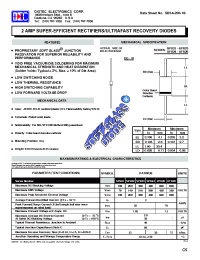 Datasheet UFR28 manufacturer Diotec