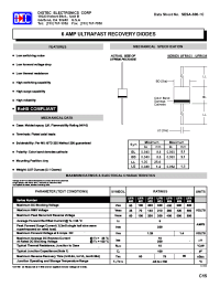 Datasheet UFR601 manufacturer Diotec
