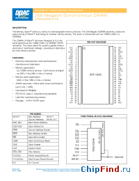 Datasheet DPSD64MX4TY5 manufacturer DPAC