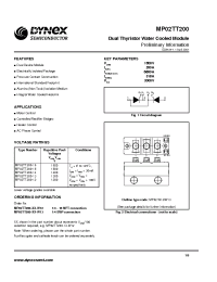 Datasheet MP02TT200-14 manufacturer Dynex