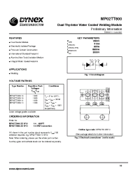 Datasheet MP02TT800-13 manufacturer Dynex