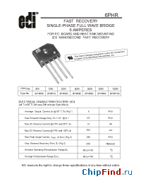 Datasheet 6PHR manufacturer Electronic Devices