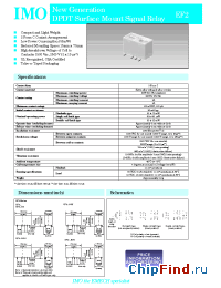 Datasheet EF2-24NU manufacturer Electronic Devices