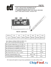 Datasheet PBTR05 manufacturer Electronic Devices
