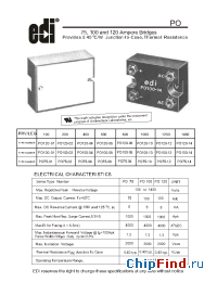 Datasheet PO120-01PO120-02 manufacturer Electronic Devices