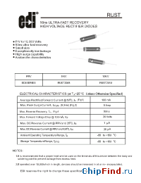 Datasheet RUST2008 manufacturer Electronic Devices