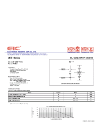 Datasheet 2EZ100D5 manufacturer EIC