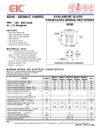 Datasheet AB80-C1500RG manufacturer EIC