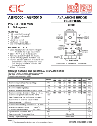 Datasheet ABR5004 manufacturer EIC