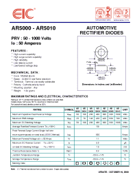 Datasheet AR5001 manufacturer EIC