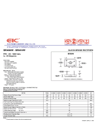 Datasheet BR5000W manufacturer EIC