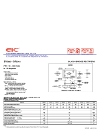 Datasheet BR5001 manufacturer EIC