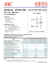 Datasheet BY550-100 manufacturer EIC