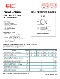 Datasheet CN18G manufacturer EIC