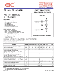 Datasheet FR104 manufacturer EIC