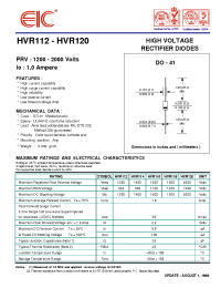 Datasheet HVR112 manufacturer EIC