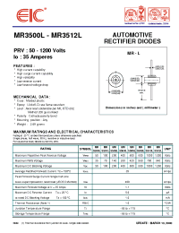 Datasheet MR3504L manufacturer EIC