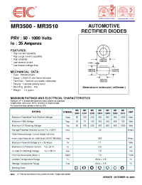Datasheet MR3508 manufacturer EIC