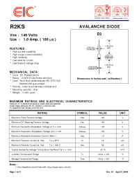 Datasheet R2KS manufacturer EIC