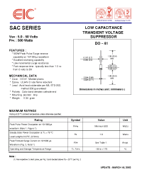 Datasheet SAC26 manufacturer EIC