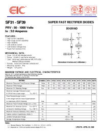 Datasheet SF39 manufacturer EIC