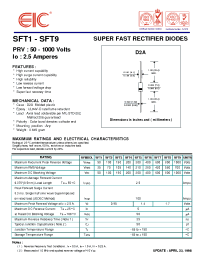 Datasheet SFT1 manufacturer EIC