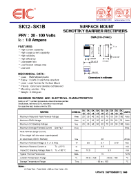 Datasheet SK16 manufacturer EIC