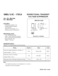 Datasheet SMBJ100C manufacturer EIC