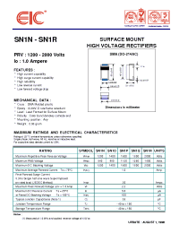Datasheet SN1N manufacturer EIC