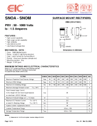 Datasheet SNOK manufacturer EIC