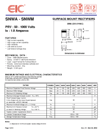 Datasheet SNWM manufacturer EIC