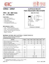 Datasheet SRN6 manufacturer EIC