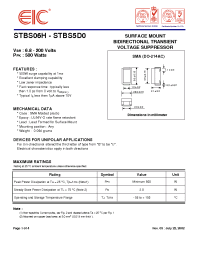 Datasheet STBS010 manufacturer EIC