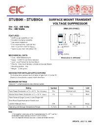 Datasheet STUB051 manufacturer EIC