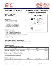 Datasheet STUP017 manufacturer EIC