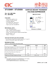 Datasheet STUS010 manufacturer EIC