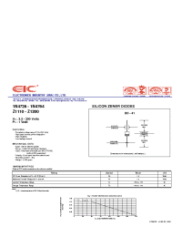 Datasheet Z1130 manufacturer EIC