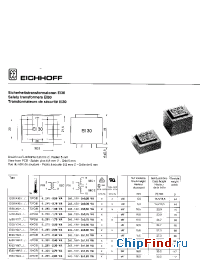 Datasheet E130-Y8 manufacturer Eichhoff