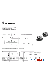 Datasheet E142-12F manufacturer Eichhoff