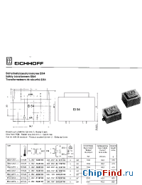 Datasheet EI54X1A manufacturer Eichhoff