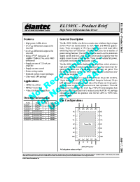 Datasheet EL1503CM manufacturer Elantec