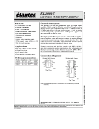 Datasheet EL2001C manufacturer Elantec