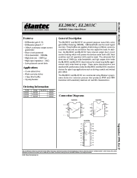 Datasheet EL2003C manufacturer Elantec