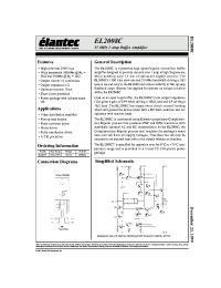Datasheet EL2008C manufacturer Elantec
